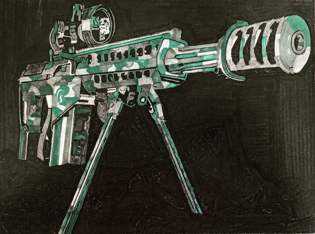 Barrett 50 Cal Remastered Gray Green- Print