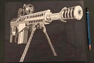 Barrett 50 Cal- Print