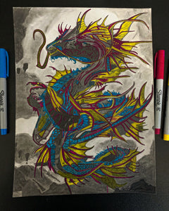 Space Dragon 7- Original