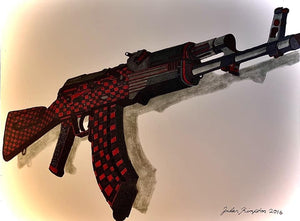 AK-47 “Digital” Edition- Edition 1 Print