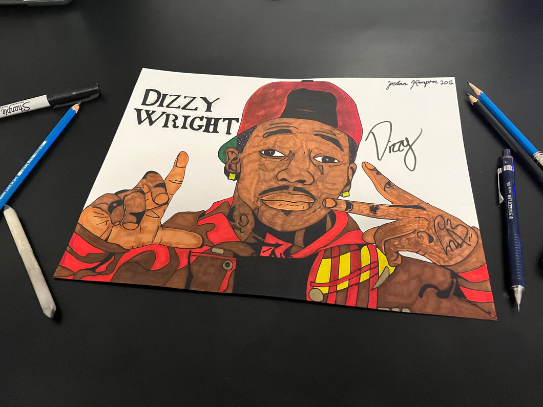 Dizzy Wright Remastered- Print