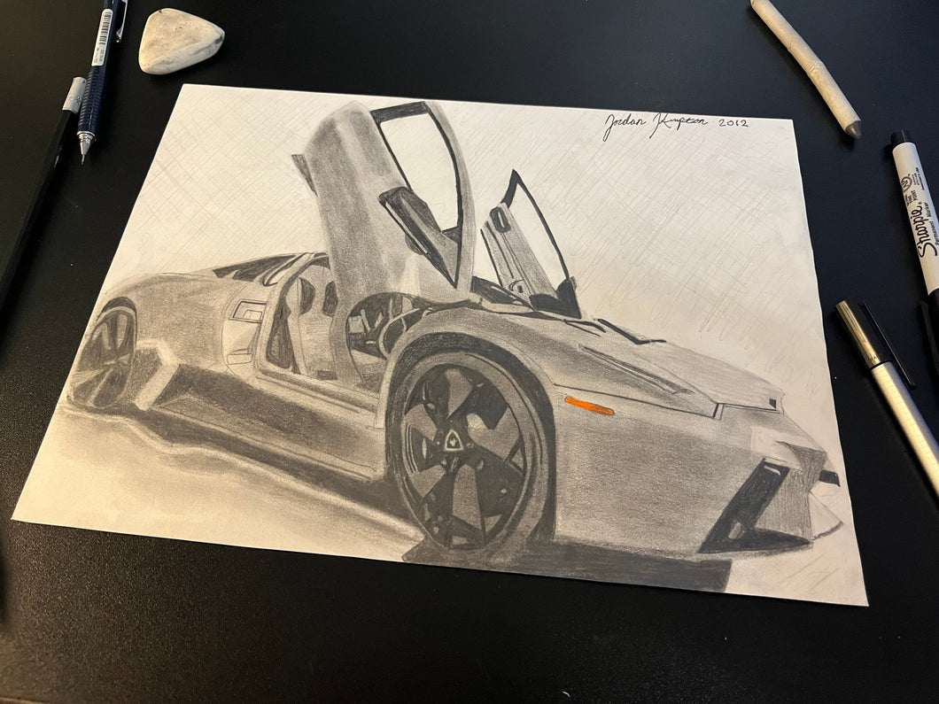 Gullwing, Lamborghini- Print