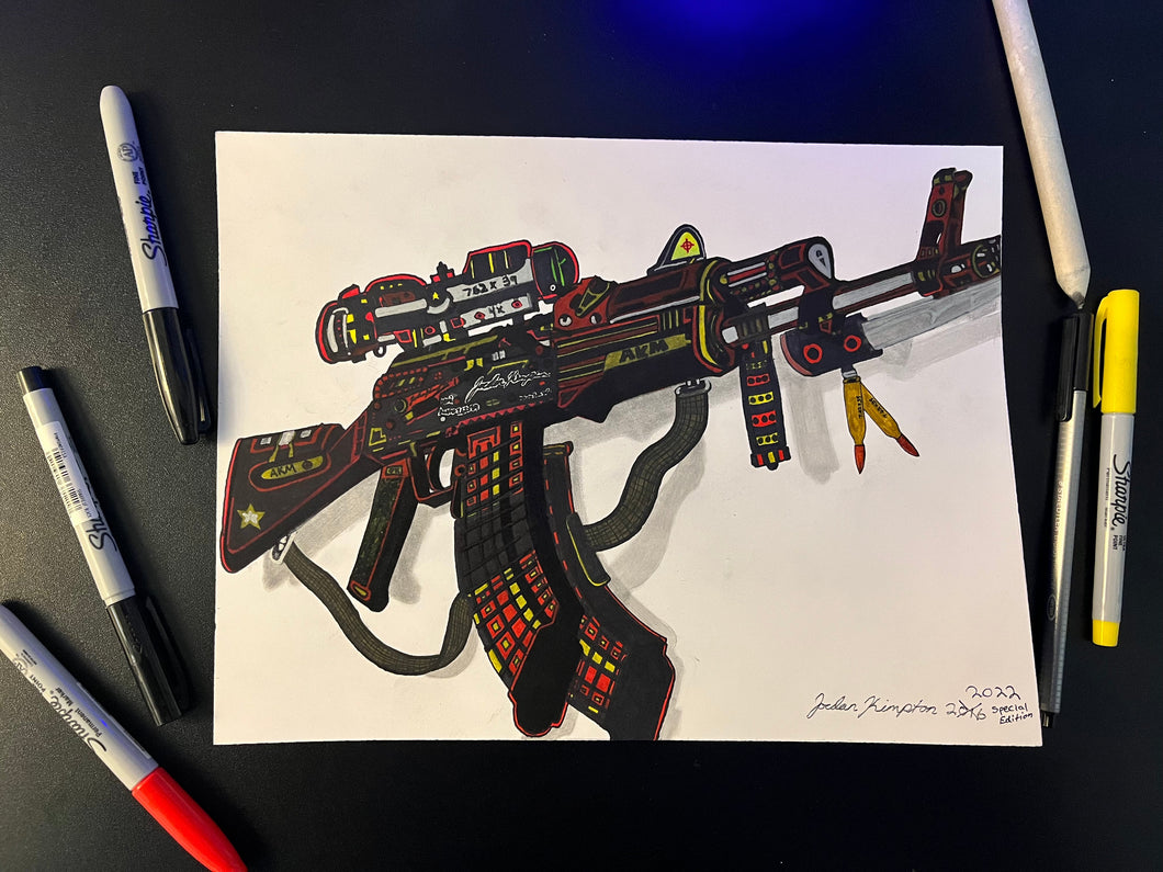 AK-M “Fully Equipped” (Doomsday Edition)- Print