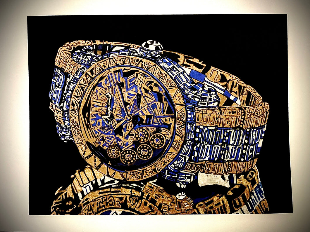 Clockwork “Blue Drip” Remastered- Print